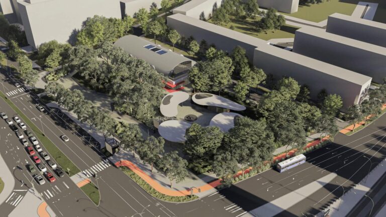 One of the ugliest public spaces of Budapest will become an astonishing green park