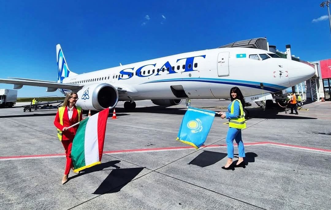 Shymkent Kazakhstan new flight Budapest