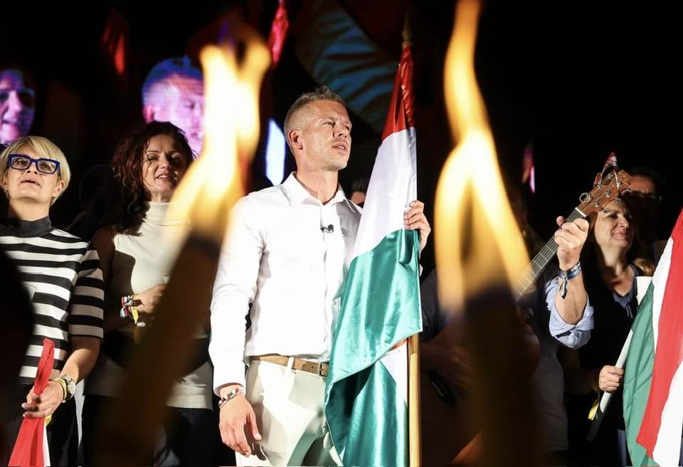 Péter Magyar Tisza party ahead of Orbán's Fidesz