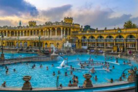 Széchenyi bath Budapest baths spas beaches